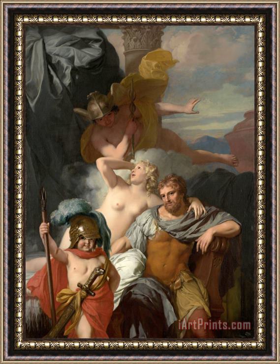 Gerard de Lairesse Mercury Ordering Calypso to Release Odysseus Framed Painting