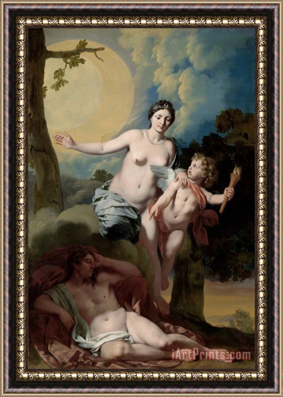 Gerard de Lairesse Selene And Endymion Framed Painting