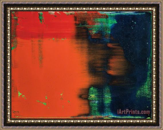 Gerhard Richter Grun Blau Rot 789 5, 1993 Framed Painting