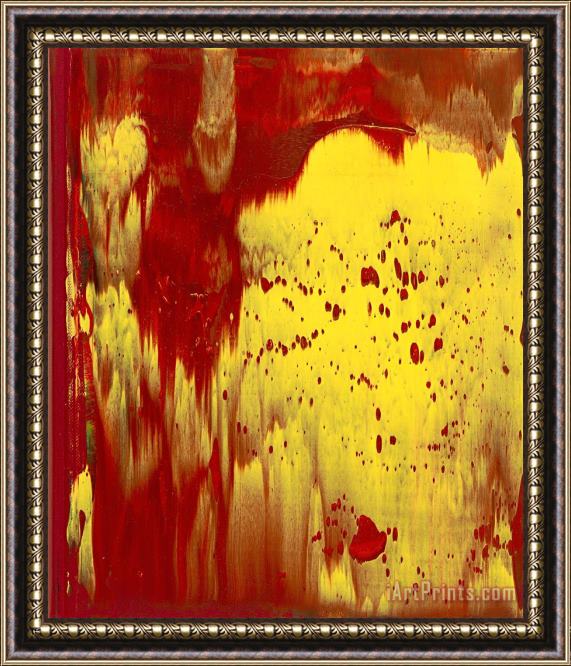 Gerhard Richter War Cut Ii, 2004 Framed Painting