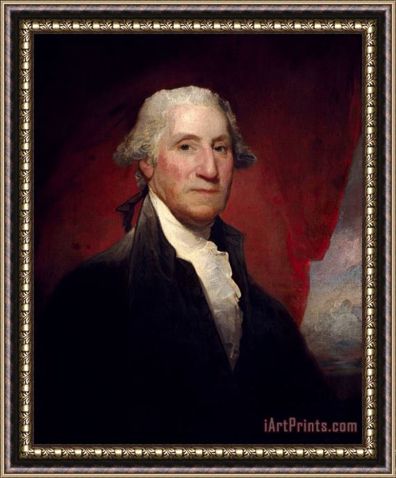Gilbert Stuart Portrait of George Washington Framed Print