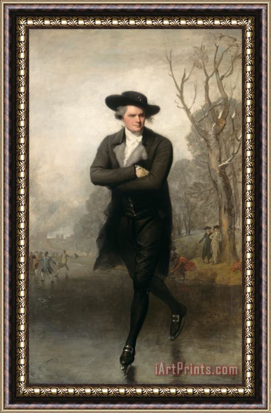 Gilbert Stuart The Skater Portrait Of William Grant Framed Print