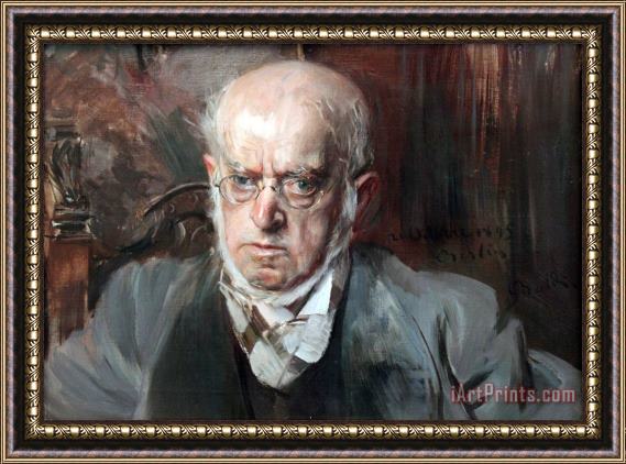 Giovanni Boldini The Painter Adolph Menzel Framed Print