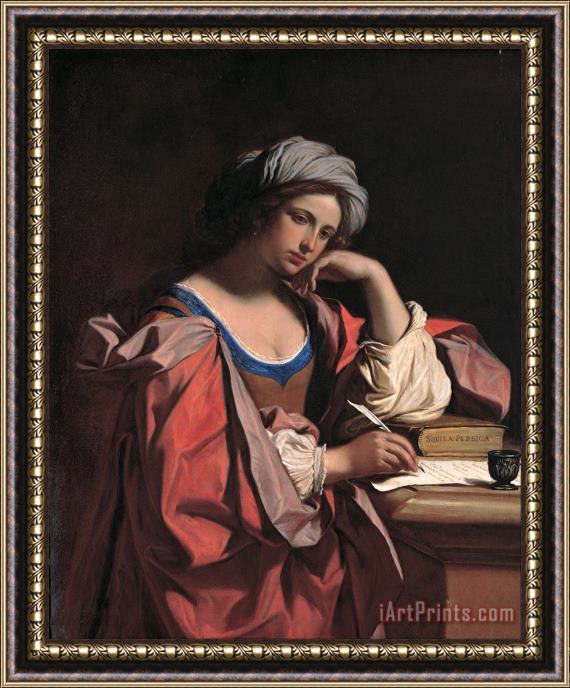 Giovanni F. Barbieri The Persian Sibyl Framed Painting
