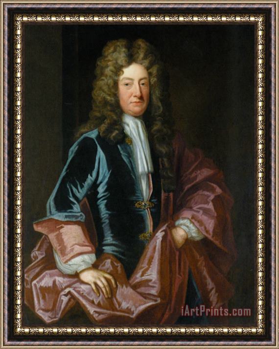 Godfrey Kneller Portrait of a Gentleman Framed Painting