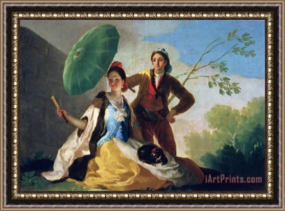 Goya The Parasol Framed Painting