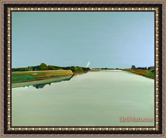 Gregory Kondos Sacramento River Framed Painting