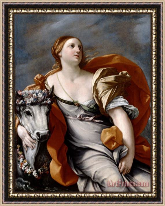 Guido Reni Europa And The Bull Framed Painting
