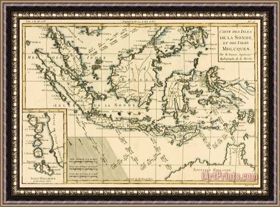 Guillaume Raynal Indonesia and the Philippines Framed Print