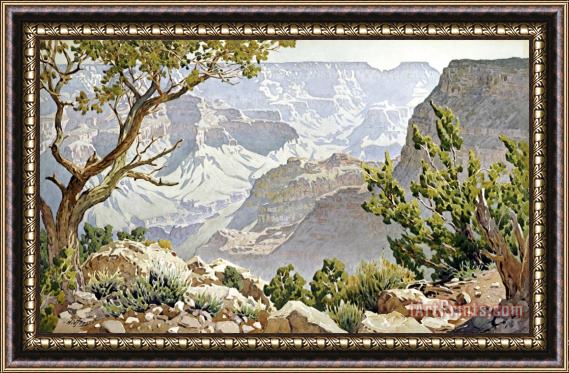 Gunnar Widforss Grand Canyon Framed Painting