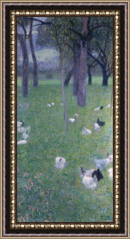 Gustav Klimt After The Rain Framed Print