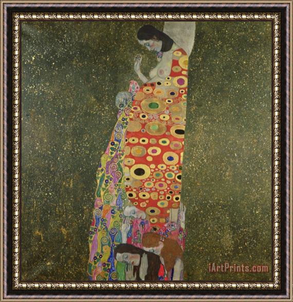 Gustav Klimt Hope II Framed Print