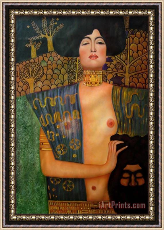 Gustav Klimt Judith Framed Painting