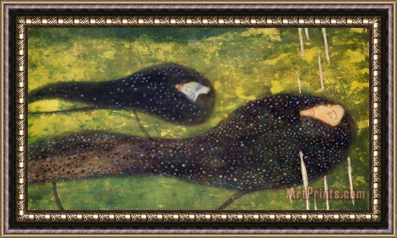 Gustav Klimt Ondine Framed Painting
