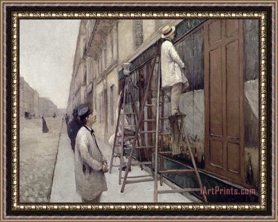 Gustave Caillebotte The Painters Framed Print