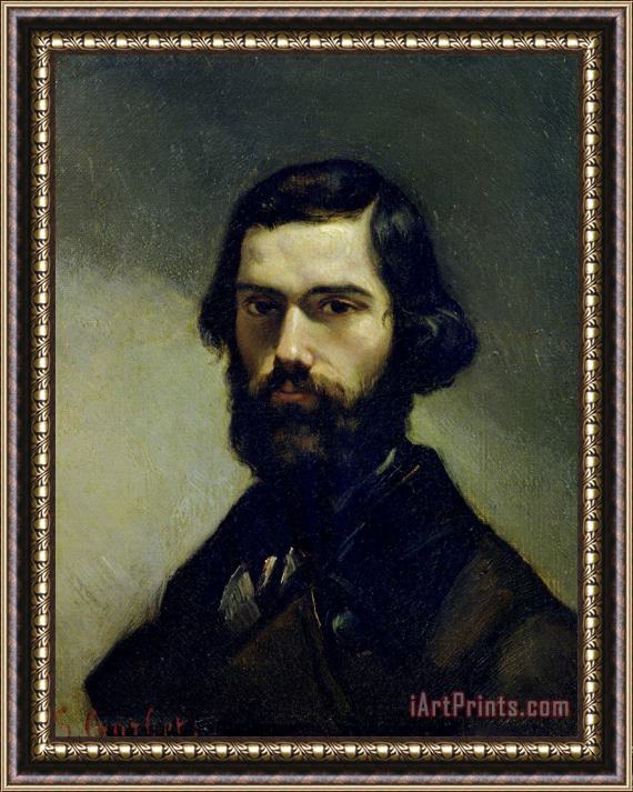 Gustave Courbet Portrait of Jules Valles Framed Painting