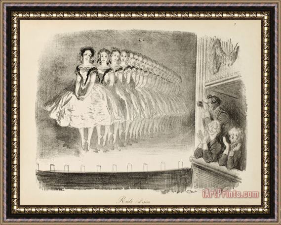 Gustave Dore Dancers Framed Painting