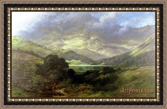 Gustave Dore Scottish Highlands Framed Painting