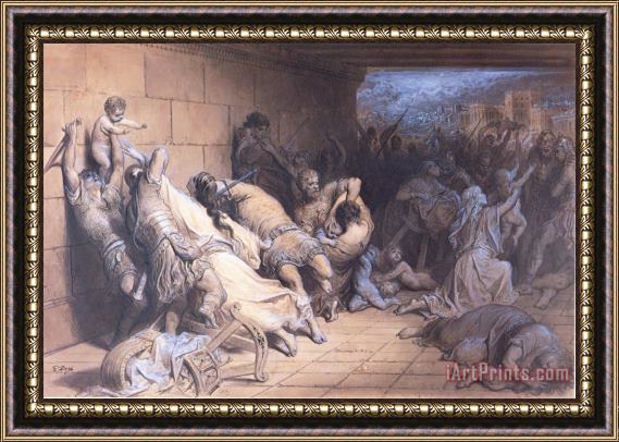 Gustave Dore The Martyrdom of The Holy Innocents Framed Print