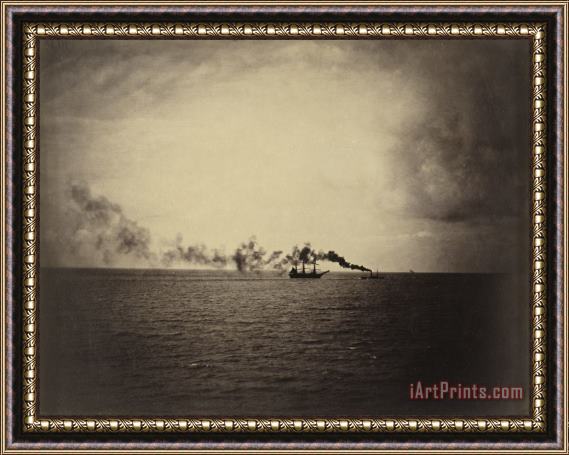 Gustave Le Gray Steamboat Framed Print