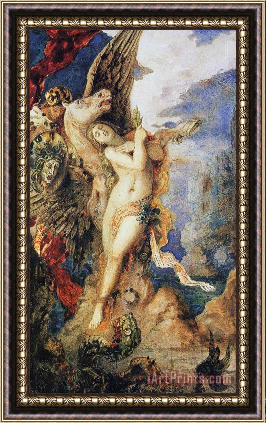 Gustave Moreau Perseus And Andromeda Framed Print