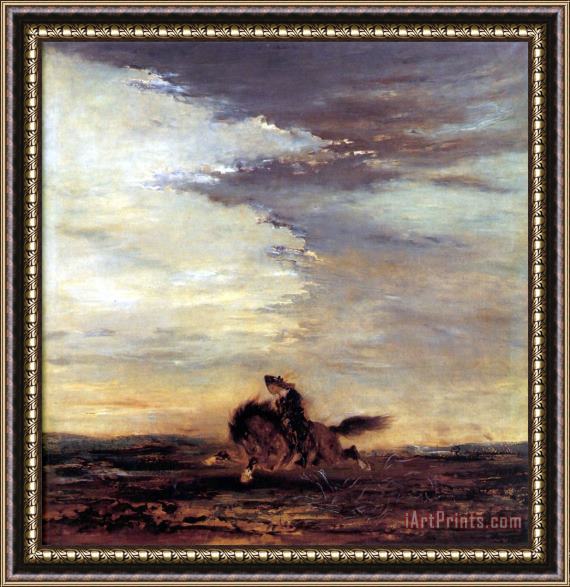 Gustave Moreau The Scottish Horseman Framed Painting