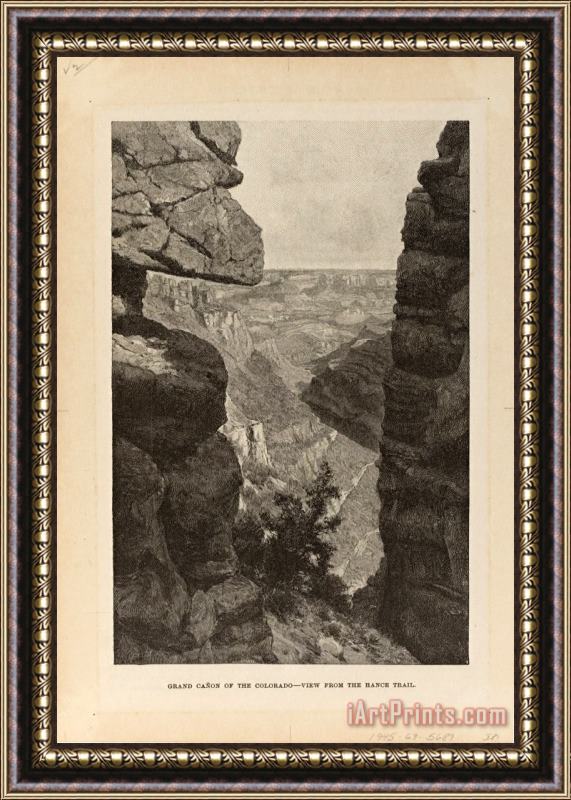 H. Bolton Jones Grand Ca~non (sic) of The Colorado, View From The Hance Trail Framed Print