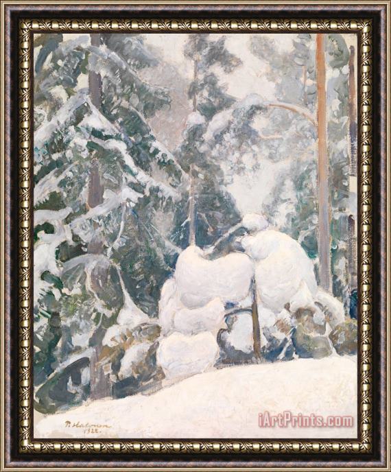 Halonen, Pekka Winter Landscape Framed Painting