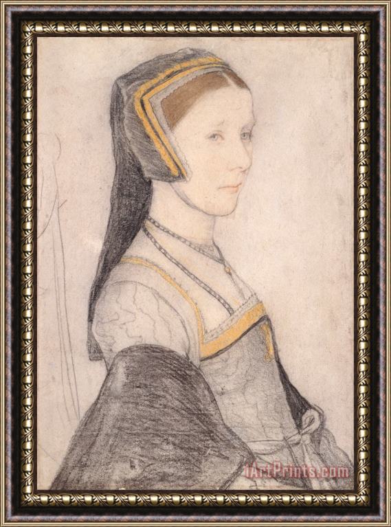Hans Holbein the Younger Anne Cresacre (c.1511 77) Framed Print