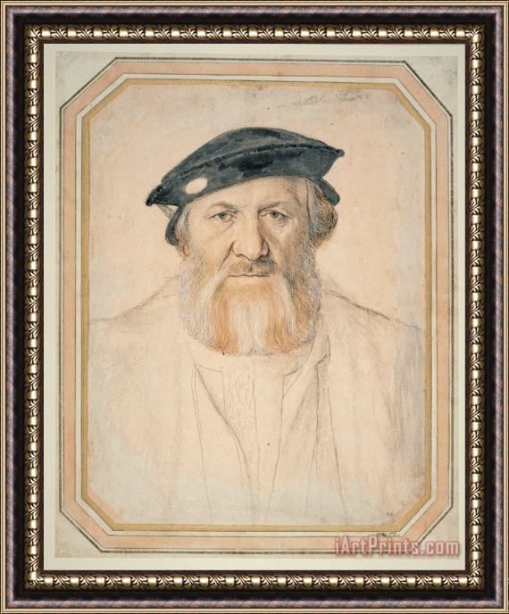 Hans Holbein the Younger Portrait Of Charles De Solier Framed Print