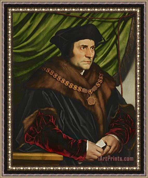 Hans Holbein the Younger Sir Thomas More Framed Print