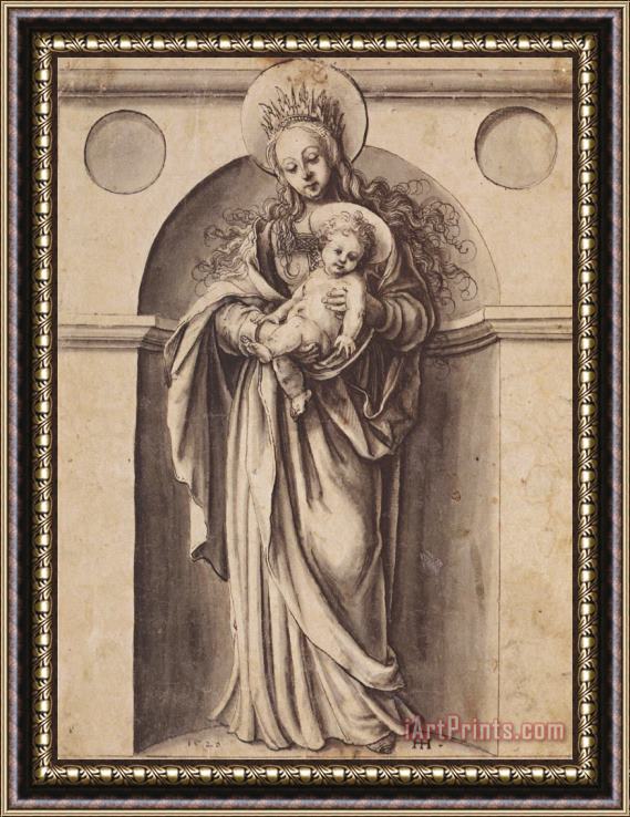 Hans Holbein the Younger Virgin And Child Framed Painting