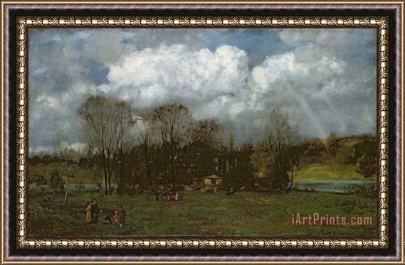 Hans Thoma Early Spring Framed Painting