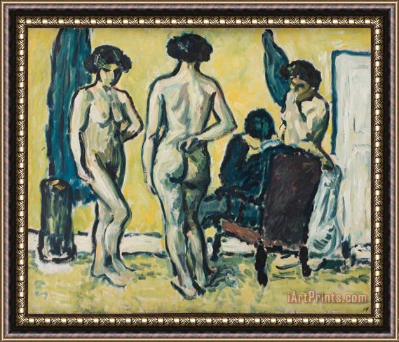 Harald Giersing The Judgment of Paris Framed Painting
