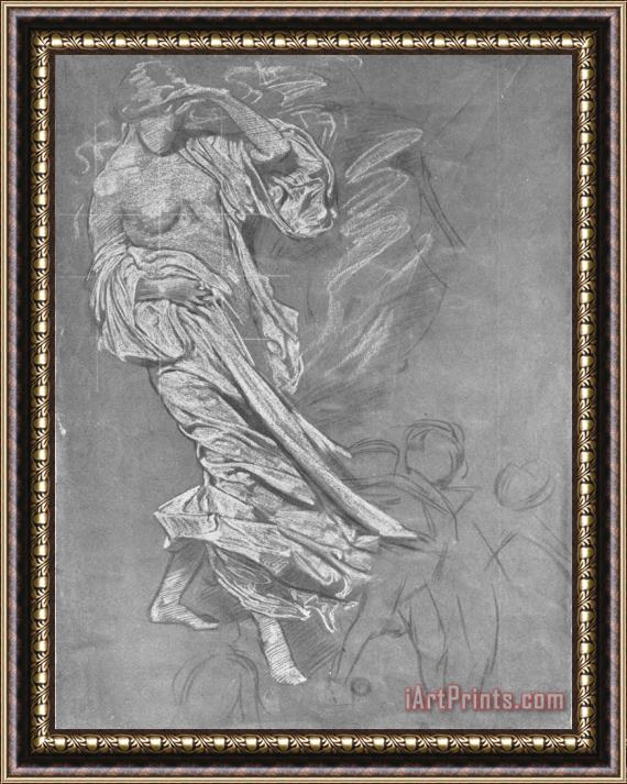Harold Speed Study of a Draped Woman Framed Print
