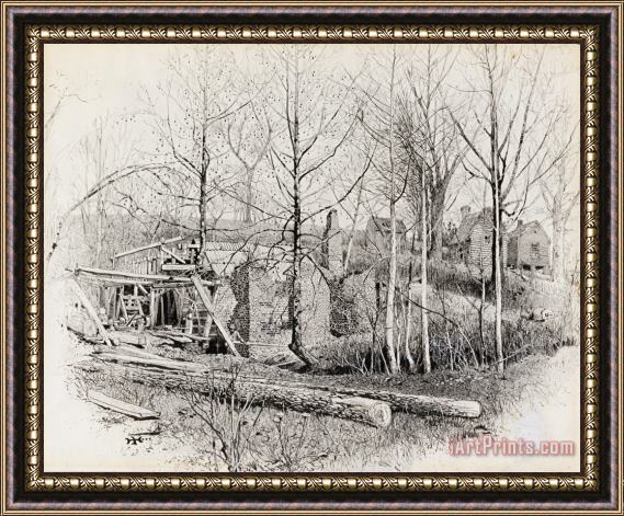 Harry Fenn Present Aspect of Gaines's Mill, Looking East Framed Print