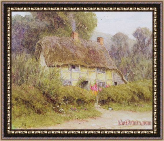Helen Allingham A Country Cottage Framed Print