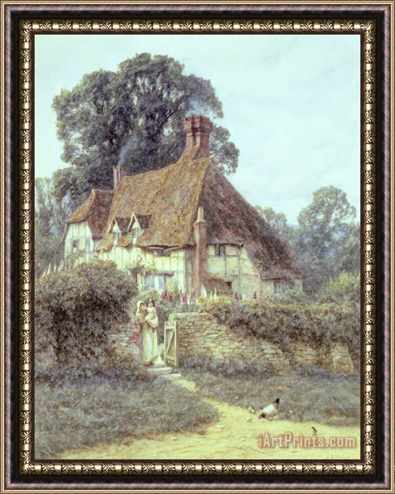 Helen Allingham Near Witley Surrey Framed Print