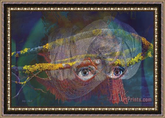 Helga Schmitt Blowfish Framed Painting