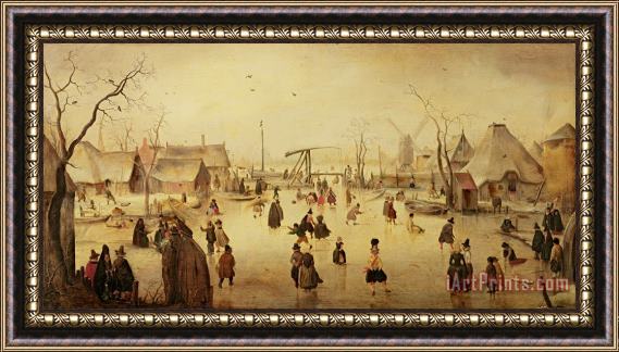 Hendrik Avercamp The Pleasures of Winter Framed Painting