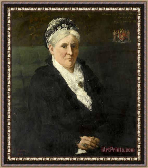 Hendrik Willem Mesdag Maria Hermina Heemskerk (1827 1908). Echtgenote Van Menno David Graaf Van Limburg Stirum Framed Print
