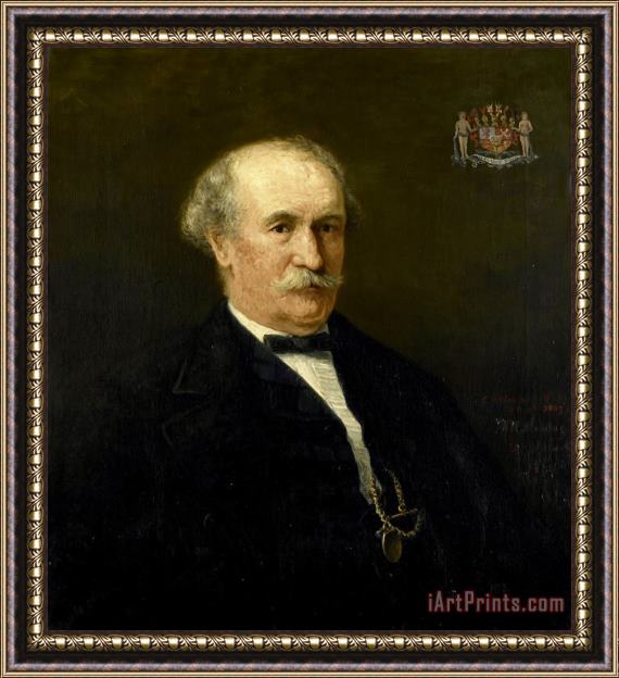 Hendrik Willem Mesdag Menno David Graaf Van Limburg Stirum (1807 91). Adjudant Des Konings, Luitenant Generaal Framed Print