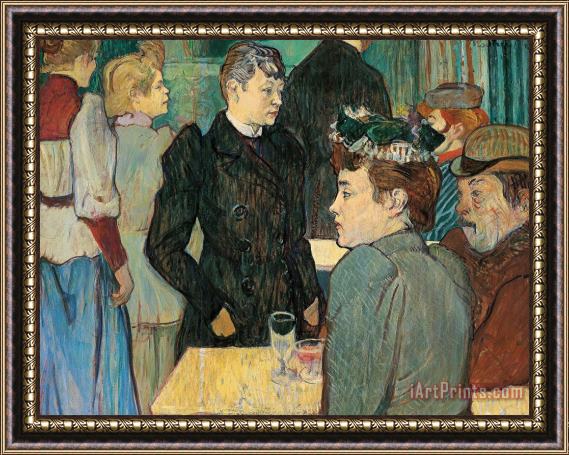 Henri de Toulouse-Lautrec Corner Of Moulin De La Galette Framed Print