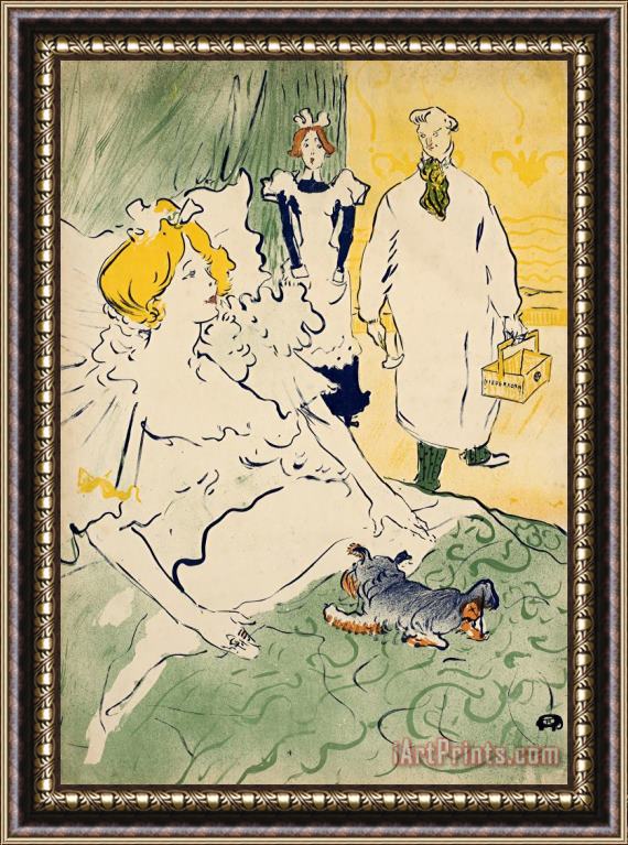 Henri de Toulouse-Lautrec L'artisan Moderne Framed Painting