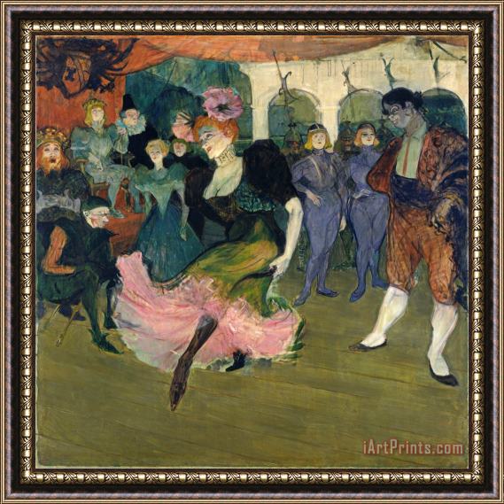 Henri de Toulouse-Lautrec Marcelle Lender Dancing The Bolero In Chilperic Framed Painting
