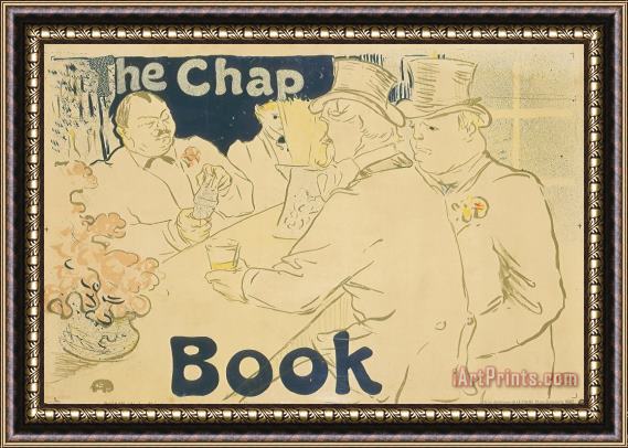 Henri de Toulouse-Lautrec The Irish American Bar, Rue Royale, The Chap Book Framed Print