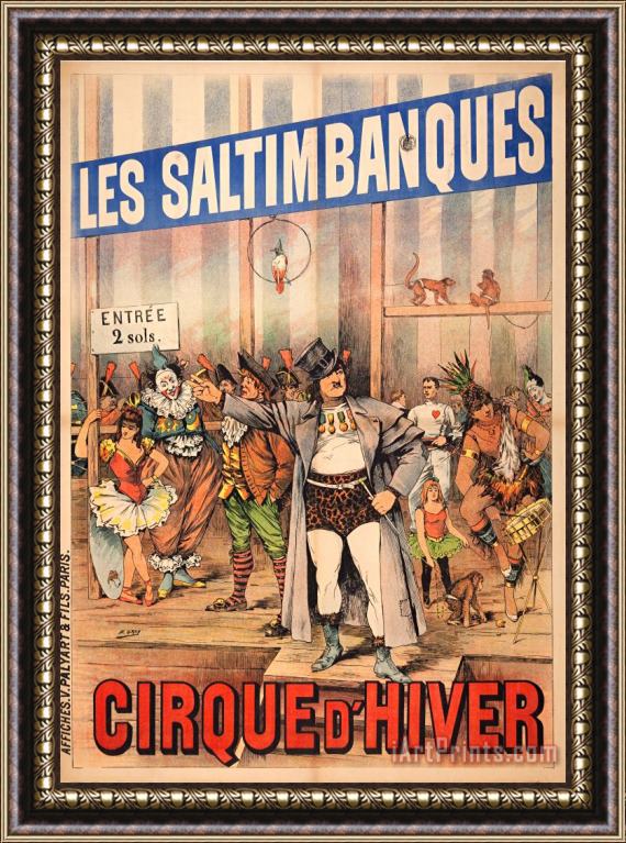Henri Gray Les Saltimbanques Framed Print