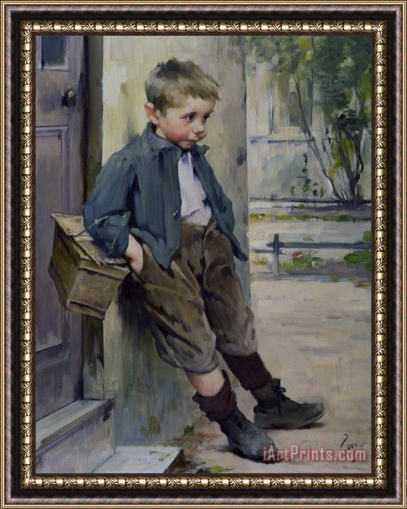 Henri Jules Jean Geoffroy Out Of The Game Framed Print