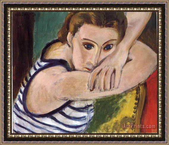 Henri Matisse Blue Eyes 1934 Framed Painting