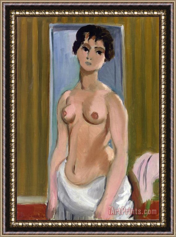 Henri Matisse Body of a Girl 1918 Framed Print
